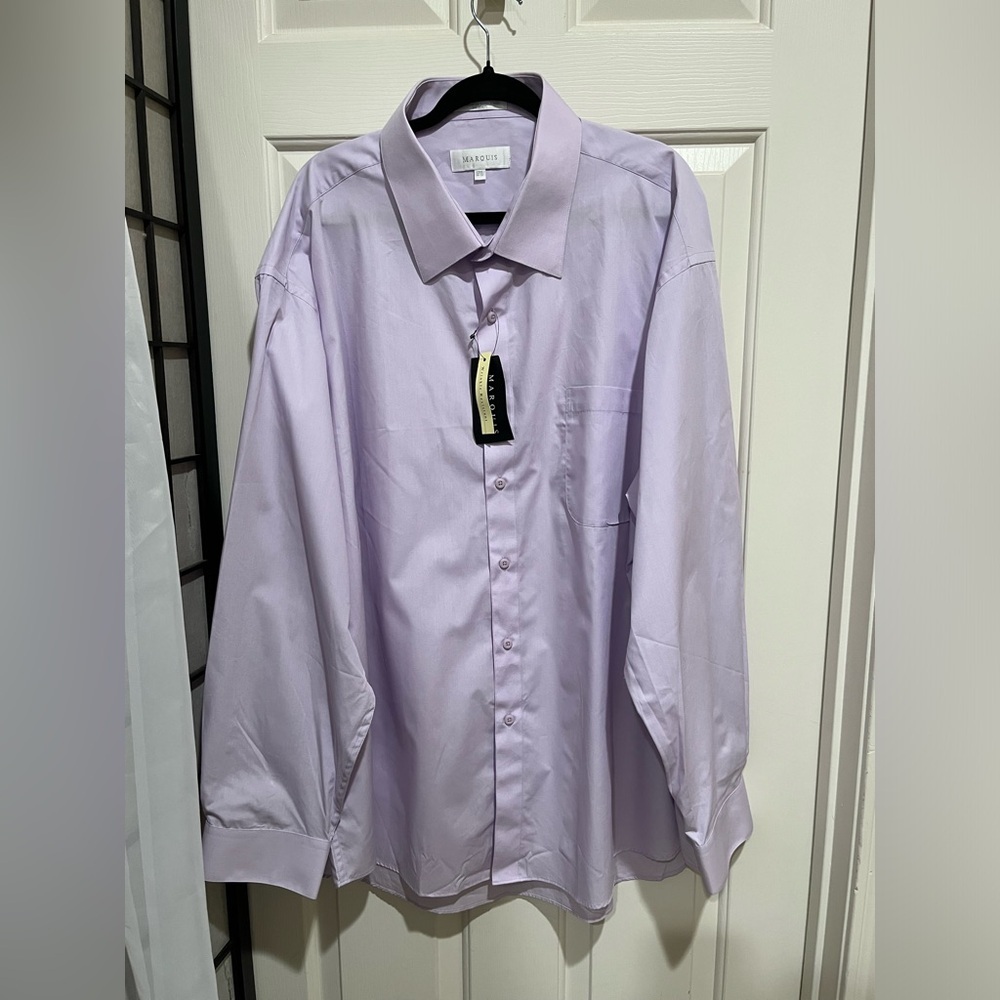 Marquise Lavender Dress Shirt MENS SIZE 201/2 —36-37